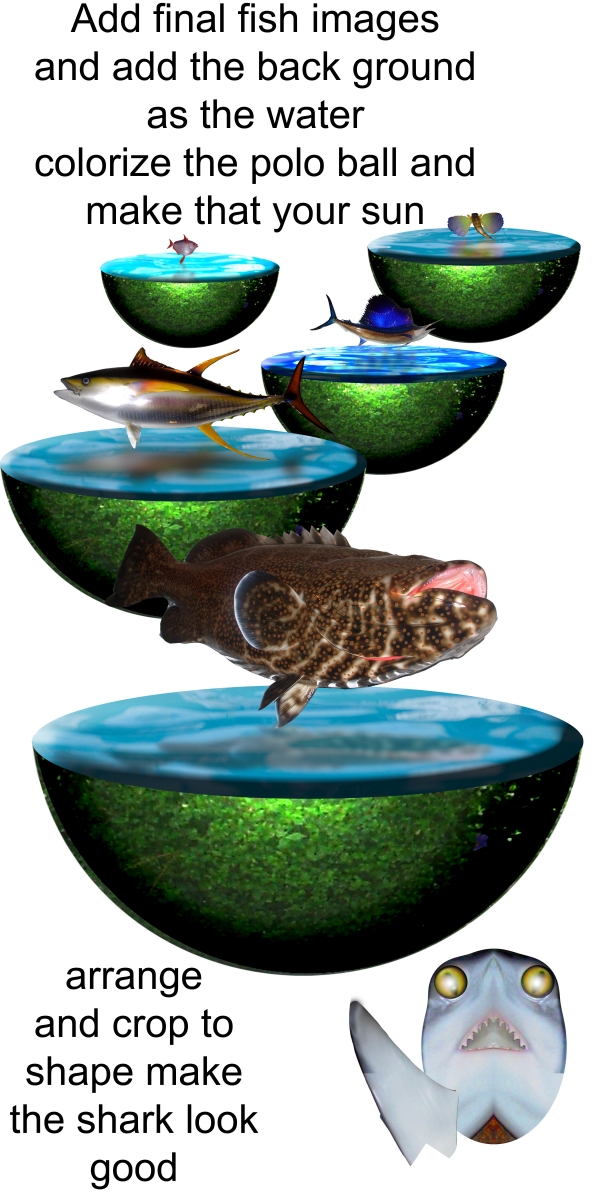 Creation of Fish Soups or Shark Dreams: Step 12